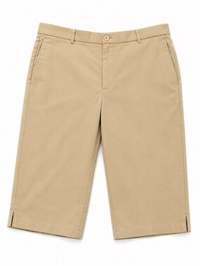 Tribal Extensible Stretch Bermuda Shorts Khaki Size 14P
